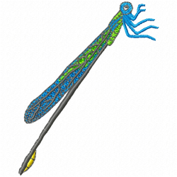 Dragon Flies Embroidery Design 5